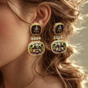 mother of pearl earrings | glorious jewels