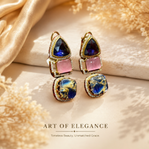 Doublet Stone Earring