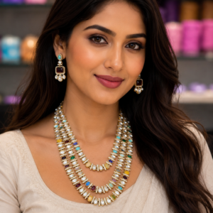 Multicolored Layered necklace