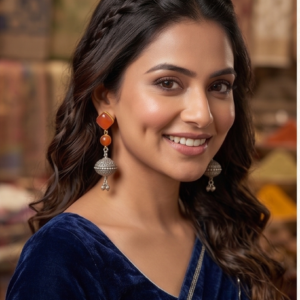 Monalisa Oxydised Earrings