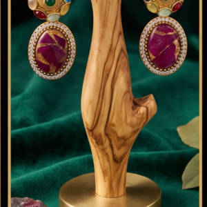 Doublet Stone Earrings