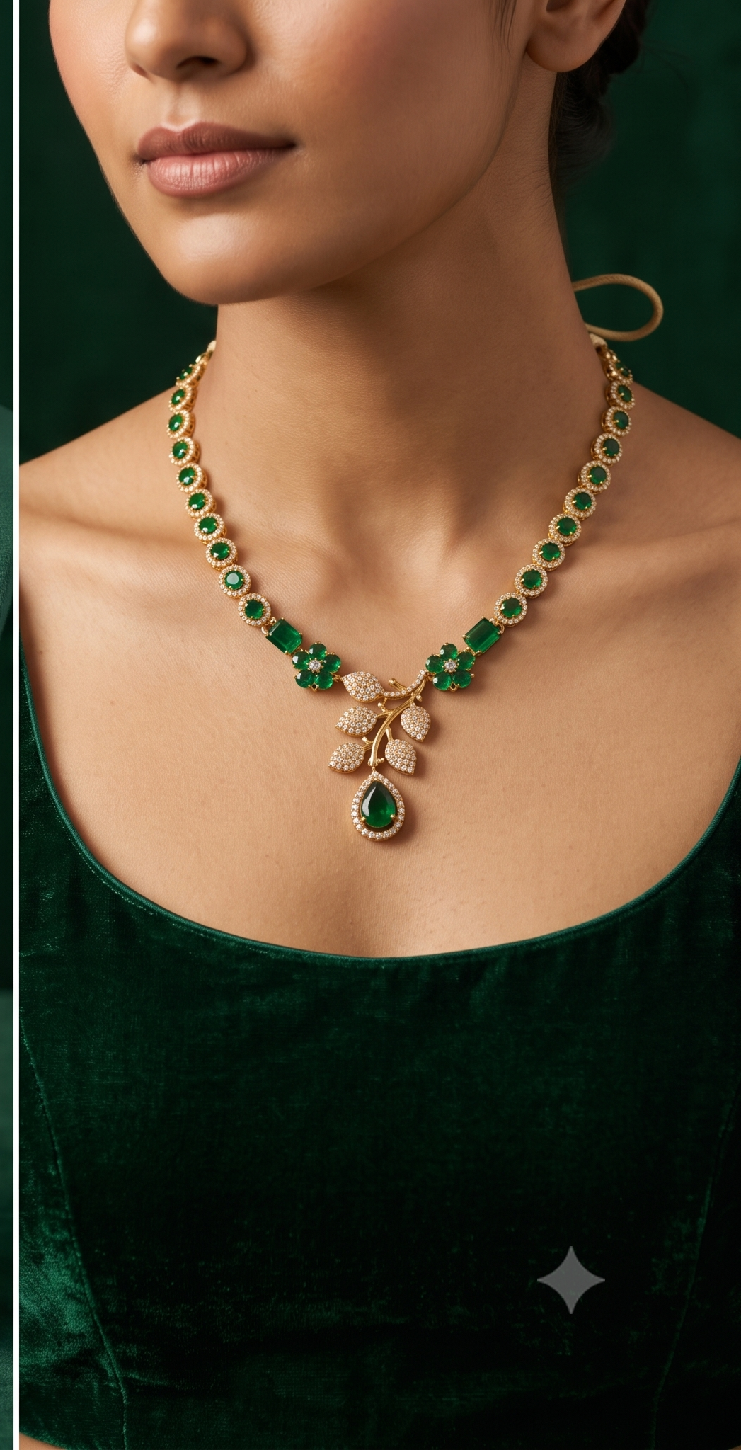 Emerald Green Necklace - Image 3