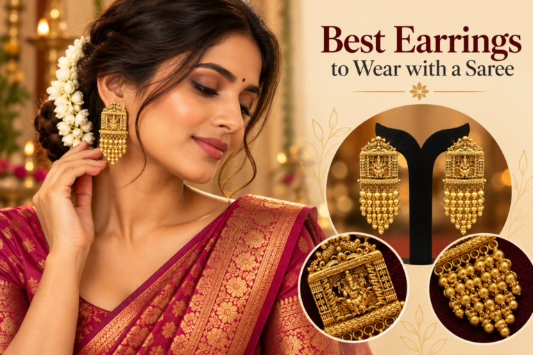 Best Earrings to Wear with a Saree